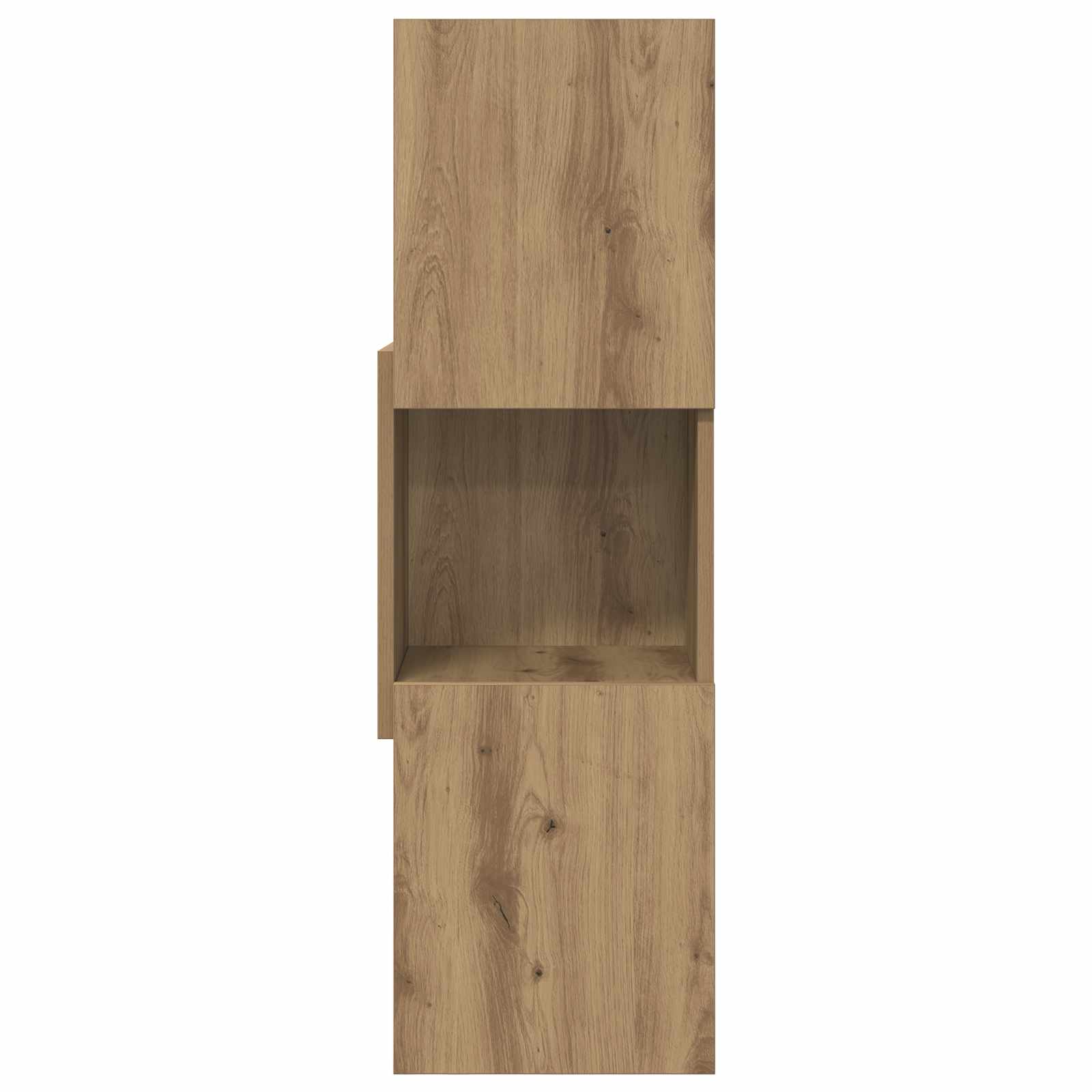 Hoekkast Artisan Eiken 30,5x30x95cm Bewerkt hout is nu te koop bij PeponiXL, paradijselijk wonen!