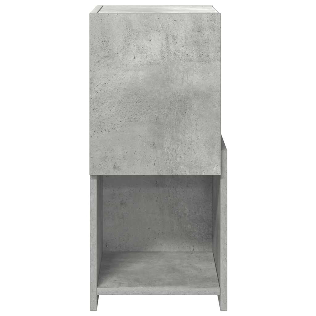 Hoekkast Beton Grijs 30,5x30x65cm Bewerkt hout is nu te koop bij PeponiXL, paradijselijk wonen!