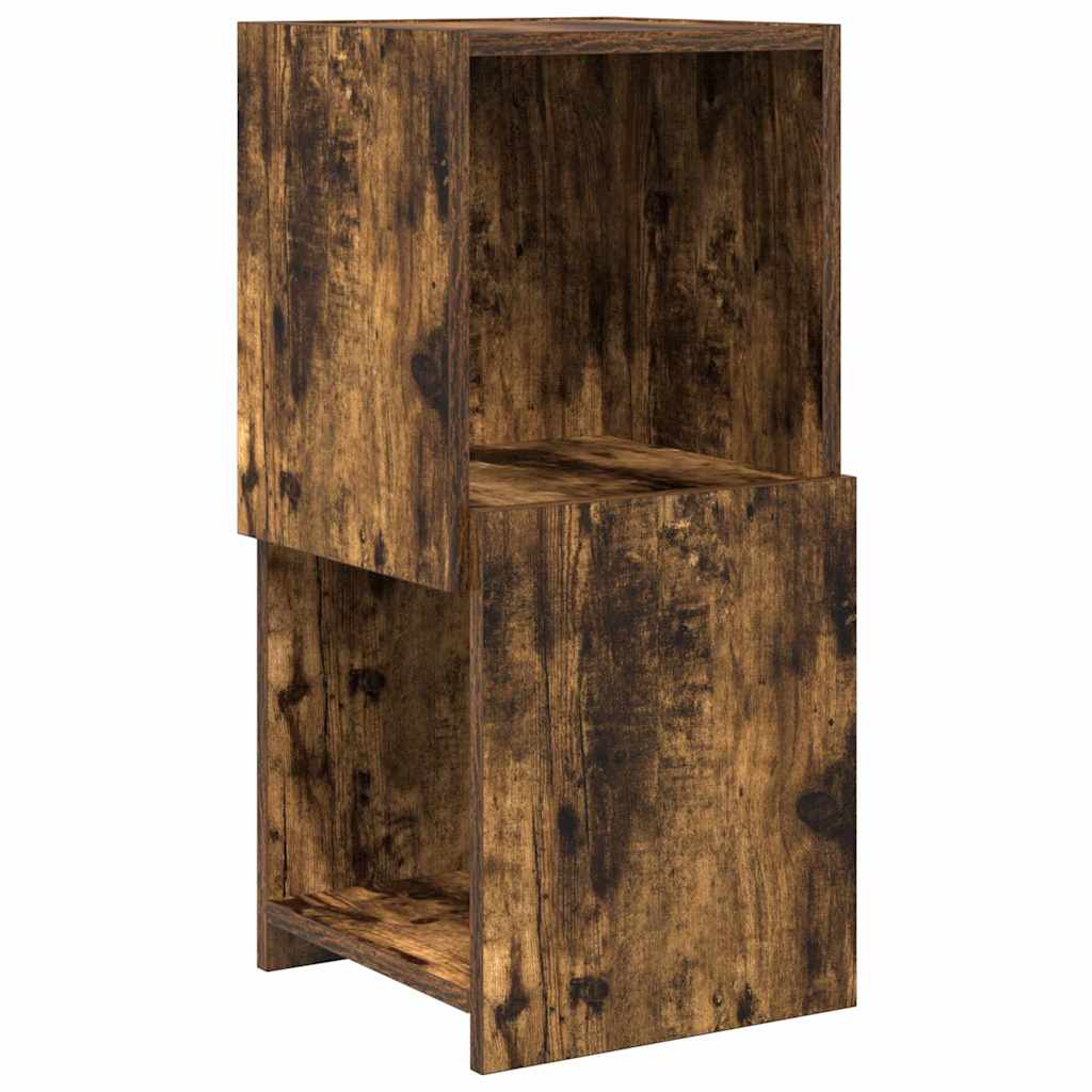 Hoekkast Gerookt eiken 30,5x30x65cm Bewerkt hout is nu te koop bij PeponiXL, paradijselijk wonen!