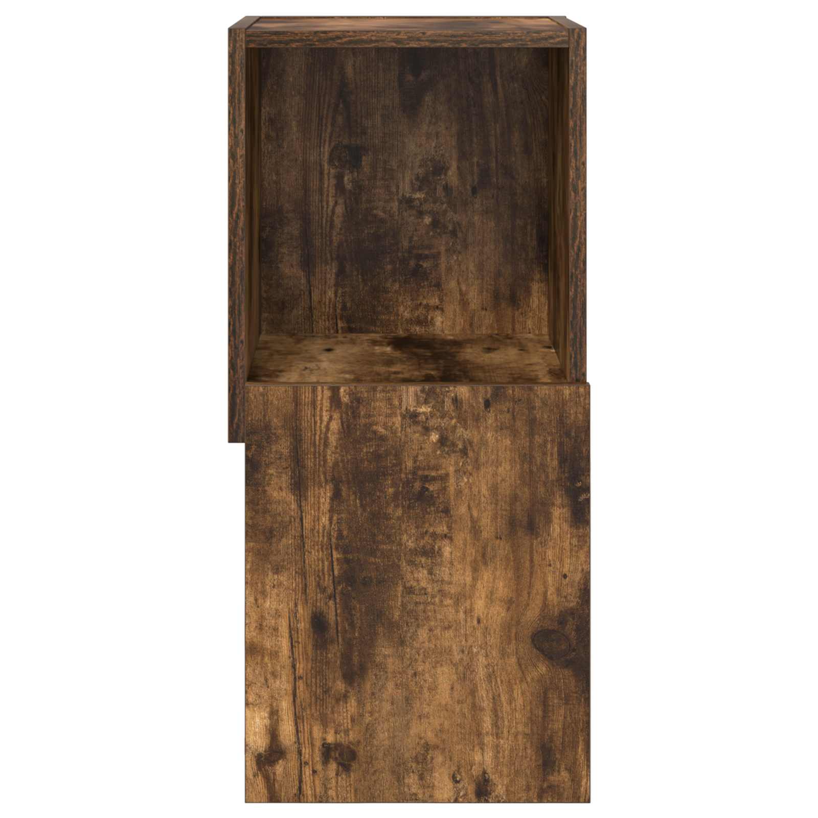 Hoekkast Gerookt eiken 30,5x30x65cm Bewerkt hout is nu te koop bij PeponiXL, paradijselijk wonen!