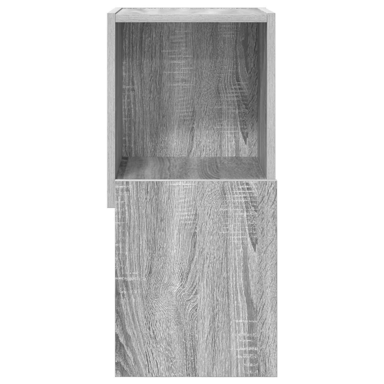 Hoekkast Grijs Sonoma 30,5x30x65cm Bewerkt hout is nu te koop bij PeponiXL, paradijselijk wonen!