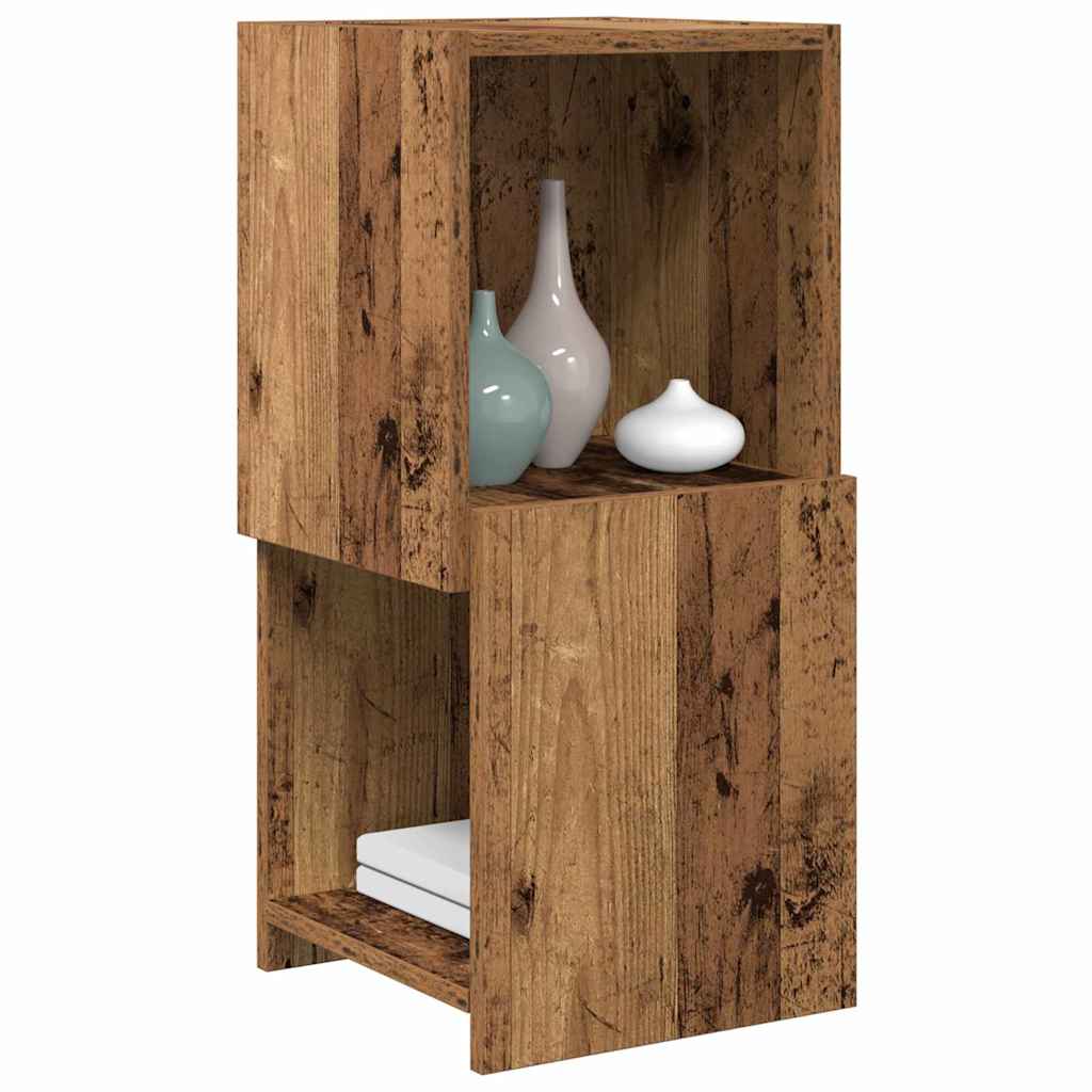 Hoekkast Oudhout 30,5x30x65cm Bewerkt hout is nu te koop bij PeponiXL, paradijselijk wonen!