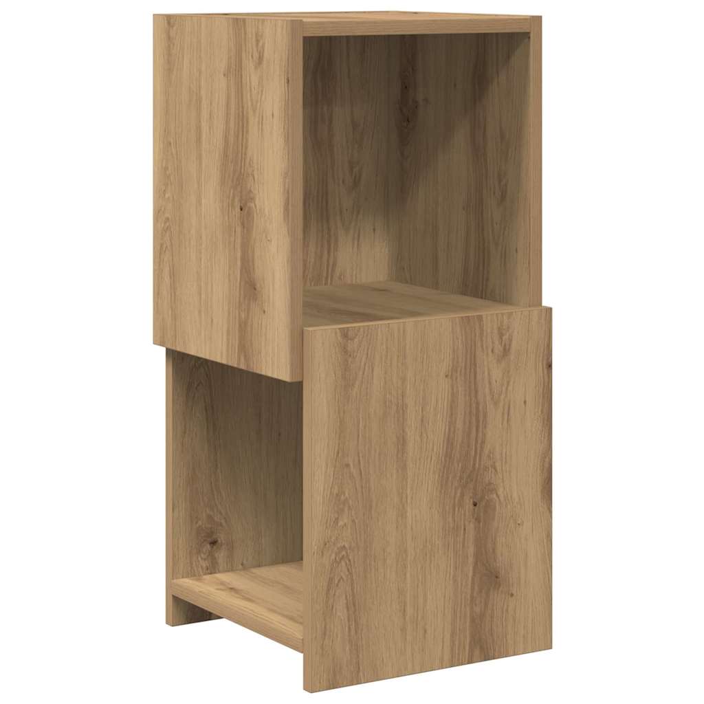 Hoekkast Artisan Eiken 30,5x30x65cm Bewerkt hout is nu te koop bij PeponiXL, paradijselijk wonen!