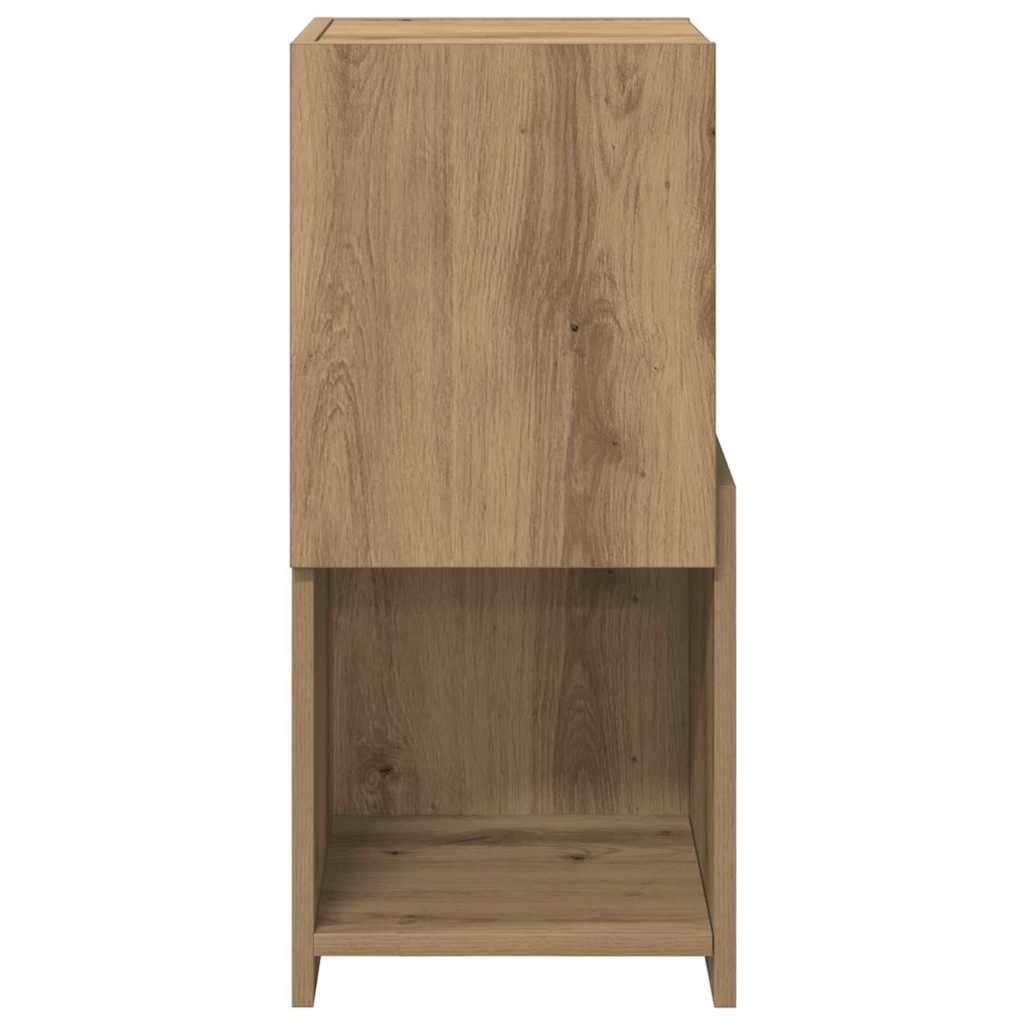 Hoekkast Artisan Eiken 30,5x30x65cm Bewerkt hout is nu te koop bij PeponiXL, paradijselijk wonen!