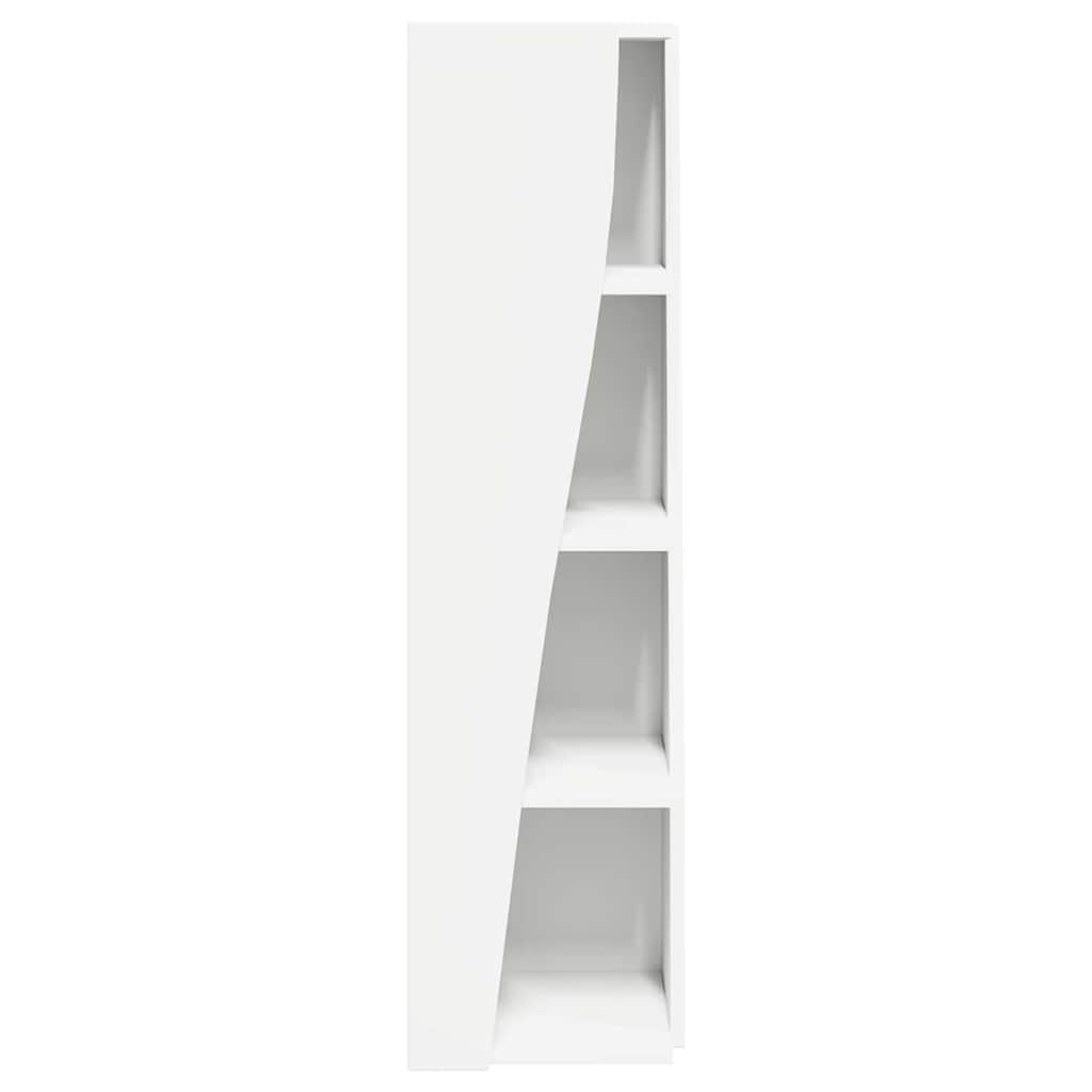 Hoekkast 27,5x27x102cm Bewerkt hout is nu te koop bij PeponiXL, paradijselijk wonen!