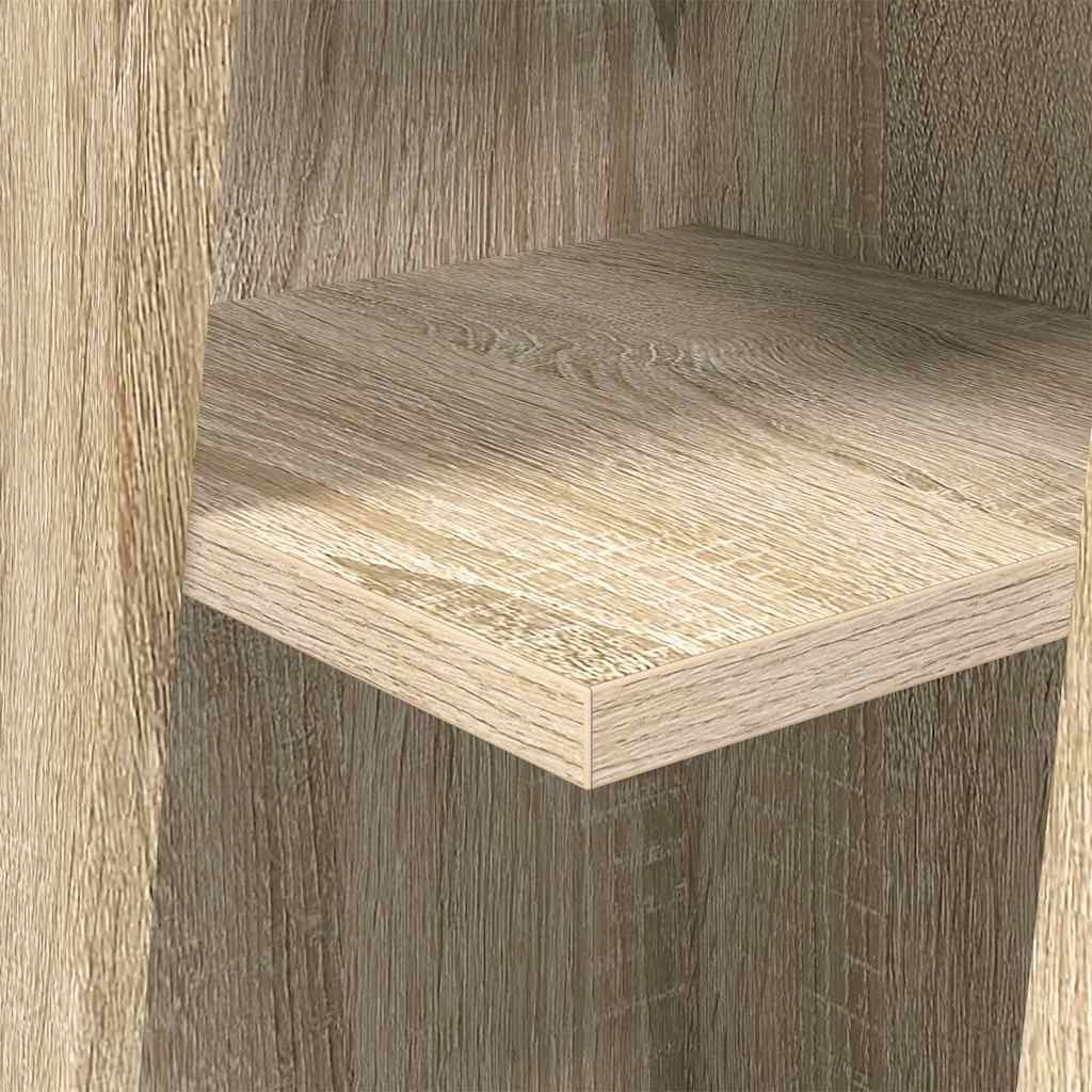 Hoekkast Sonoma Eiken 27,5x27x102cm Bewerkt hout is nu te koop bij PeponiXL, paradijselijk wonen!