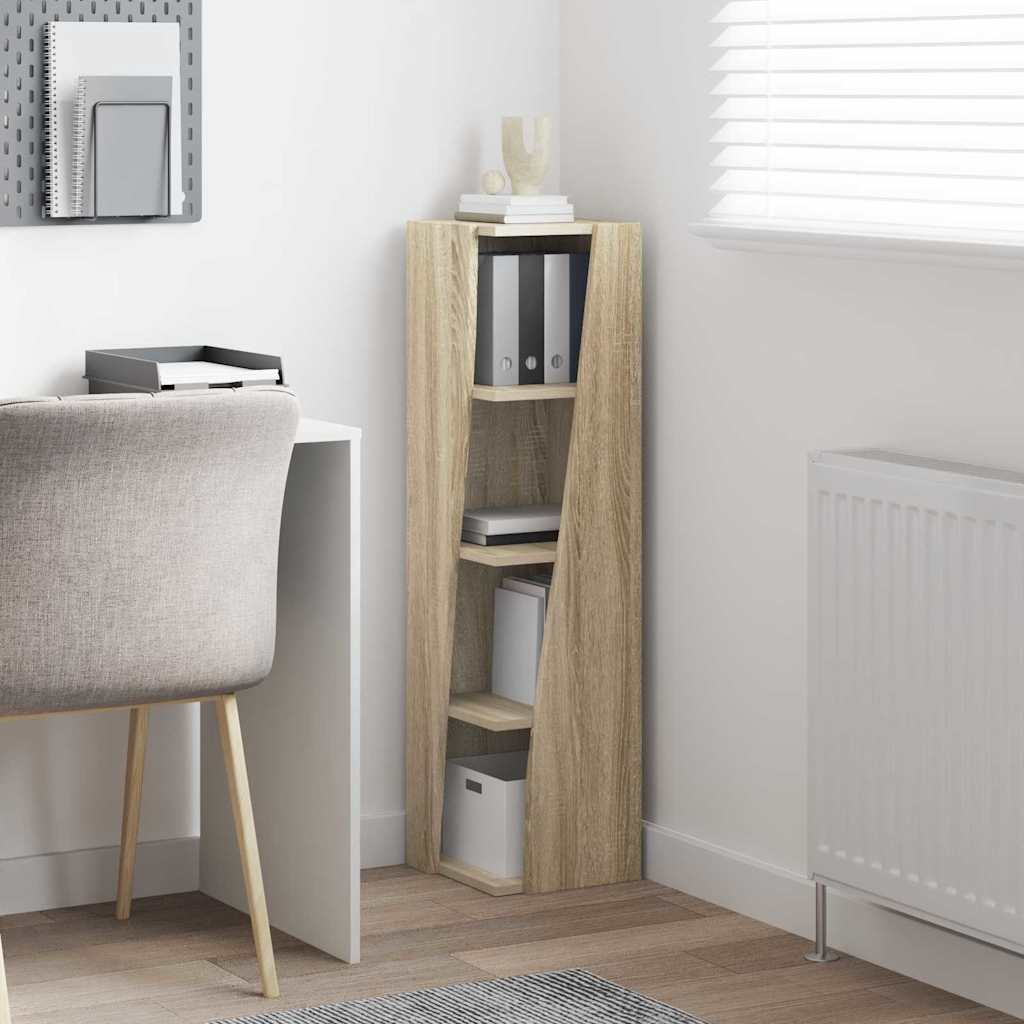 Hoekkast Sonoma Eiken 27,5x27x102cm Bewerkt hout is nu te koop bij PeponiXL, paradijselijk wonen!