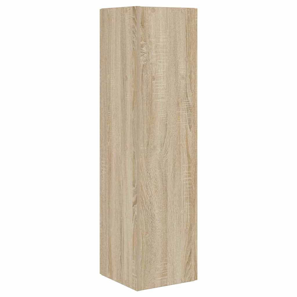 Hoekkast Sonoma Eiken 27,5x27x102cm Bewerkt hout is nu te koop bij PeponiXL, paradijselijk wonen!