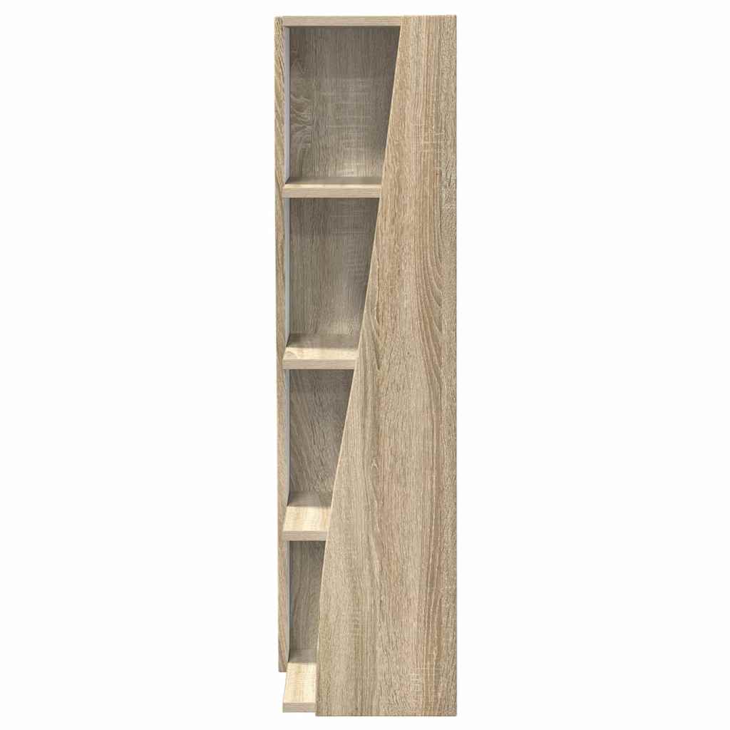 Hoekkast Sonoma Eiken 27,5x27x102cm Bewerkt hout is nu te koop bij PeponiXL, paradijselijk wonen!