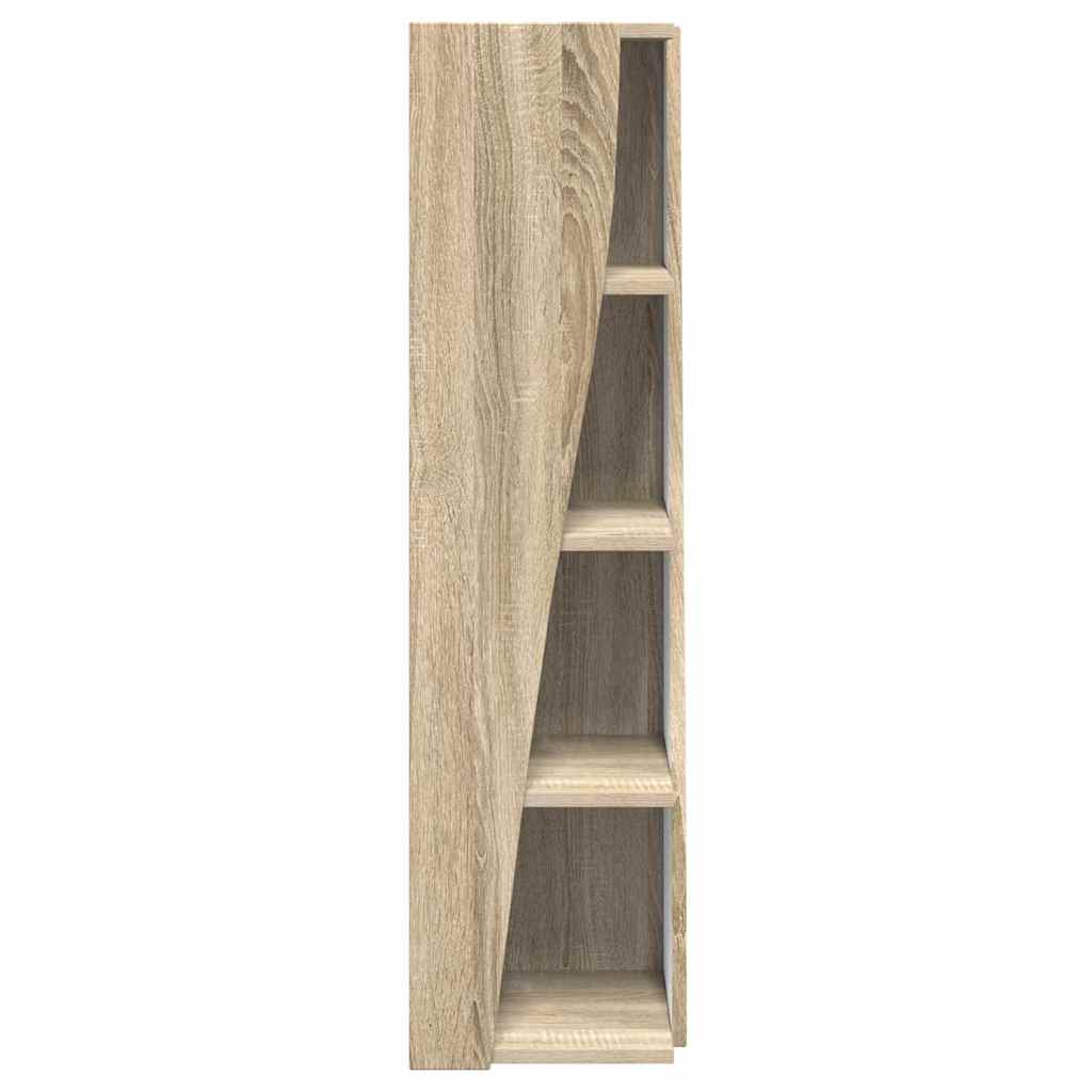Hoekkast Sonoma Eiken 27,5x27x102cm Bewerkt hout is nu te koop bij PeponiXL, paradijselijk wonen!