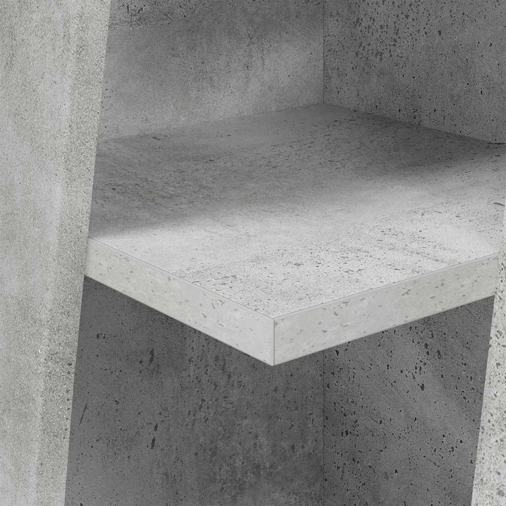 Hoekkast Beton Grijs 27,5x27x102cm Bewerkt hout is nu te koop bij PeponiXL, paradijselijk wonen!