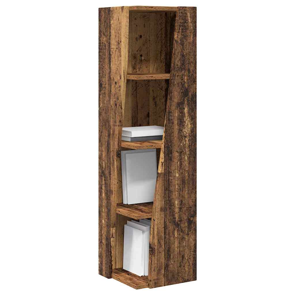 Hoekkast Oudhout 27,5x27x102cm Bewerkt hout is nu te koop bij PeponiXL, paradijselijk wonen!