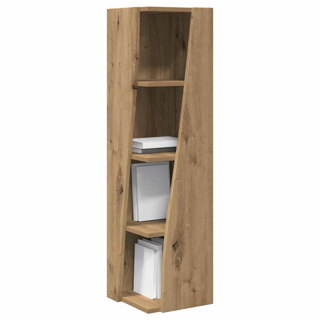 Hoekkast Artisan Eiken 27,5x27x102cm Bewerkt hout is nu te koop bij PeponiXL, paradijselijk wonen!