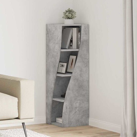 Hoekkast Wit 32x32x102cm Bewerkt hout is nu te koop bij PeponiXL, paradijselijk wonen!