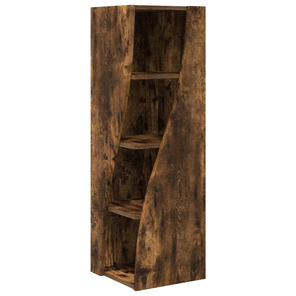 Hoekkast Gerookt eiken 32x32x102cm Bewerkt hout is nu te koop bij PeponiXL, paradijselijk wonen!