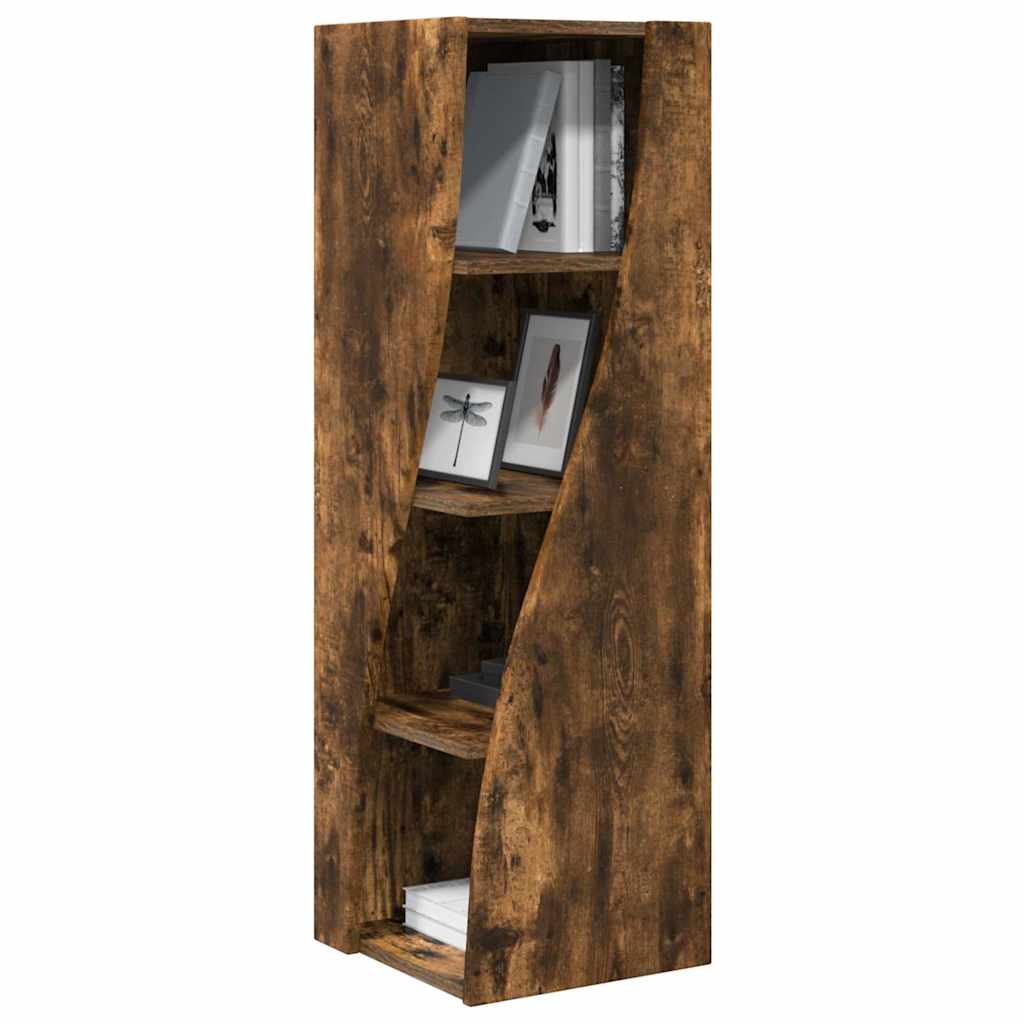 Hoekkast Gerookt eiken 32x32x102cm Bewerkt hout is nu te koop bij PeponiXL, paradijselijk wonen!