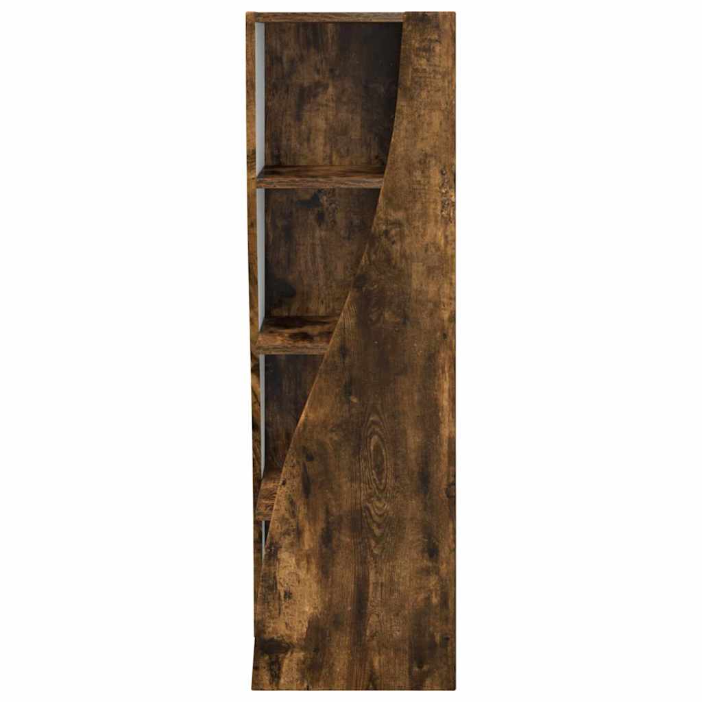 Hoekkast Gerookt eiken 32x32x102cm Bewerkt hout is nu te koop bij PeponiXL, paradijselijk wonen!