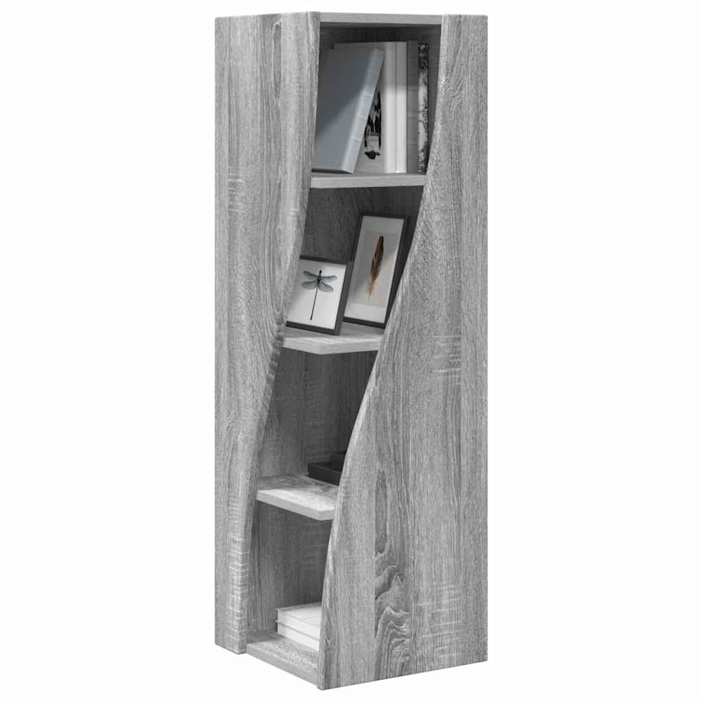 Hoekkast Grijs Sonoma 32x32x102cm Bewerkt hout is nu te koop bij PeponiXL, paradijselijk wonen!