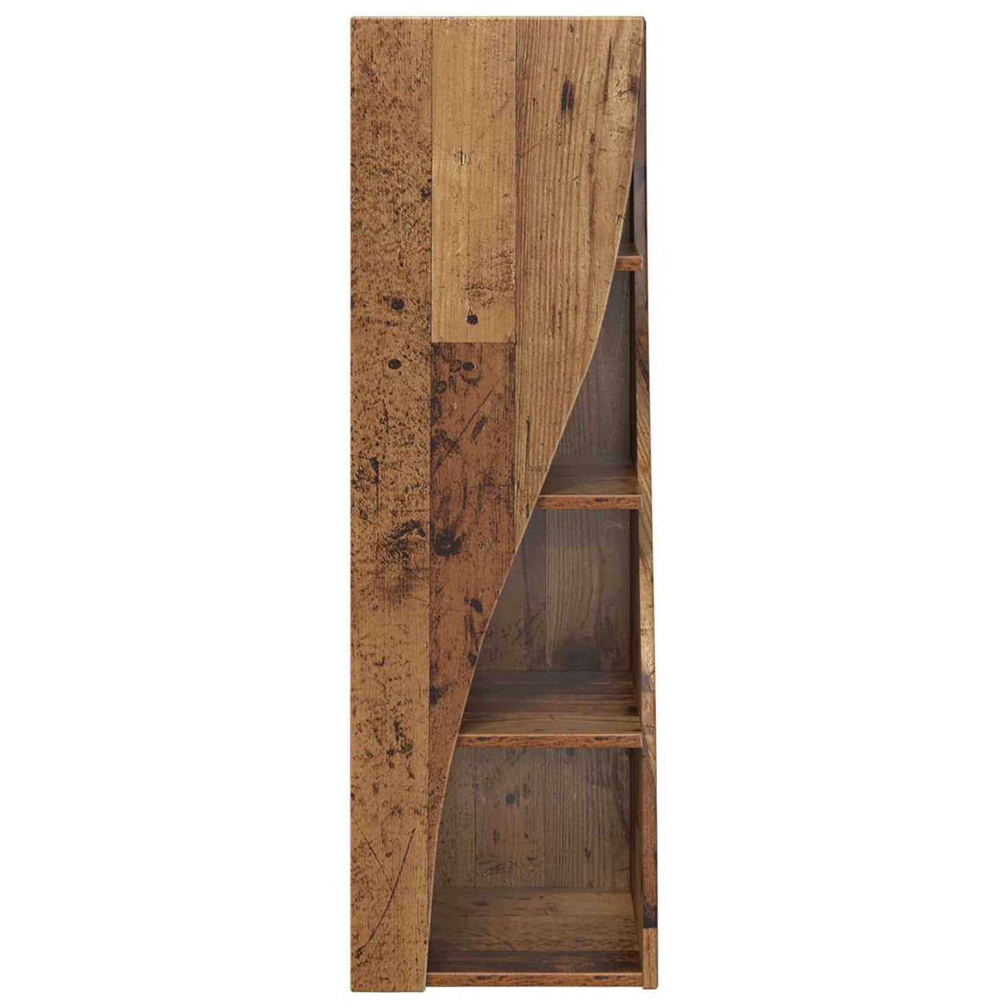 Hoekkast Oudhout 32x32x102cm Bewerkt hout