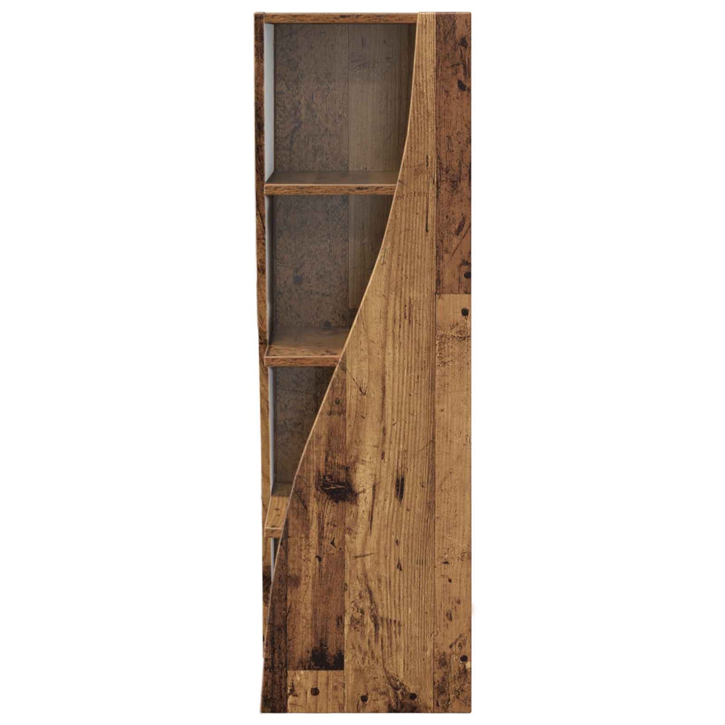 Hoekkast Oudhout 32x32x102cm Bewerkt hout