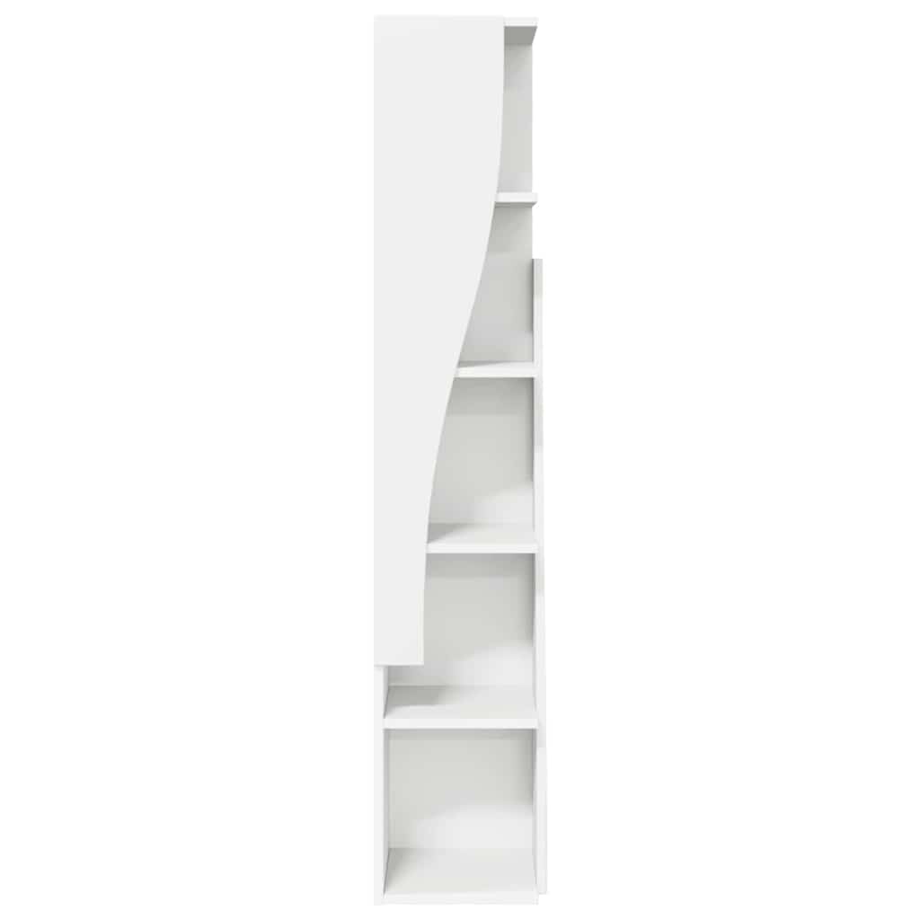 Hoekkast 27,5x27x140cm Bewerkt hout is nu te koop bij PeponiXL, paradijselijk wonen!