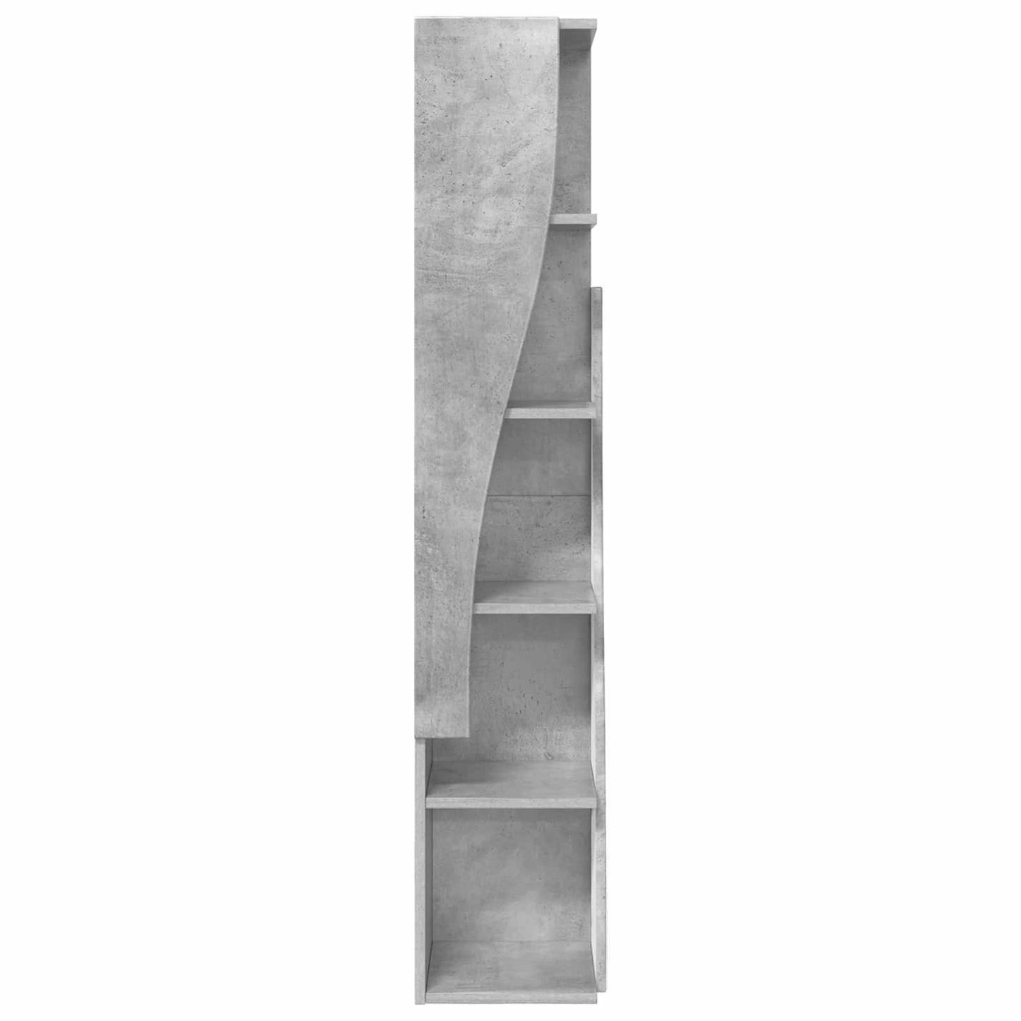 Hoekkast 27,5x27x140cm Bewerkt hout Beton Grijs is nu te koop bij PeponiXL, paradijselijk wonen!