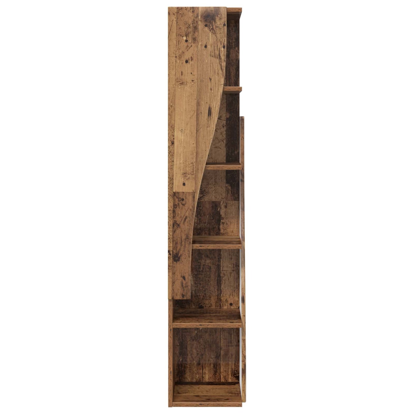 Hoekkast 27,5x27x140cm Bewerkt hout Oudhout is nu te koop bij PeponiXL, paradijselijk wonen!