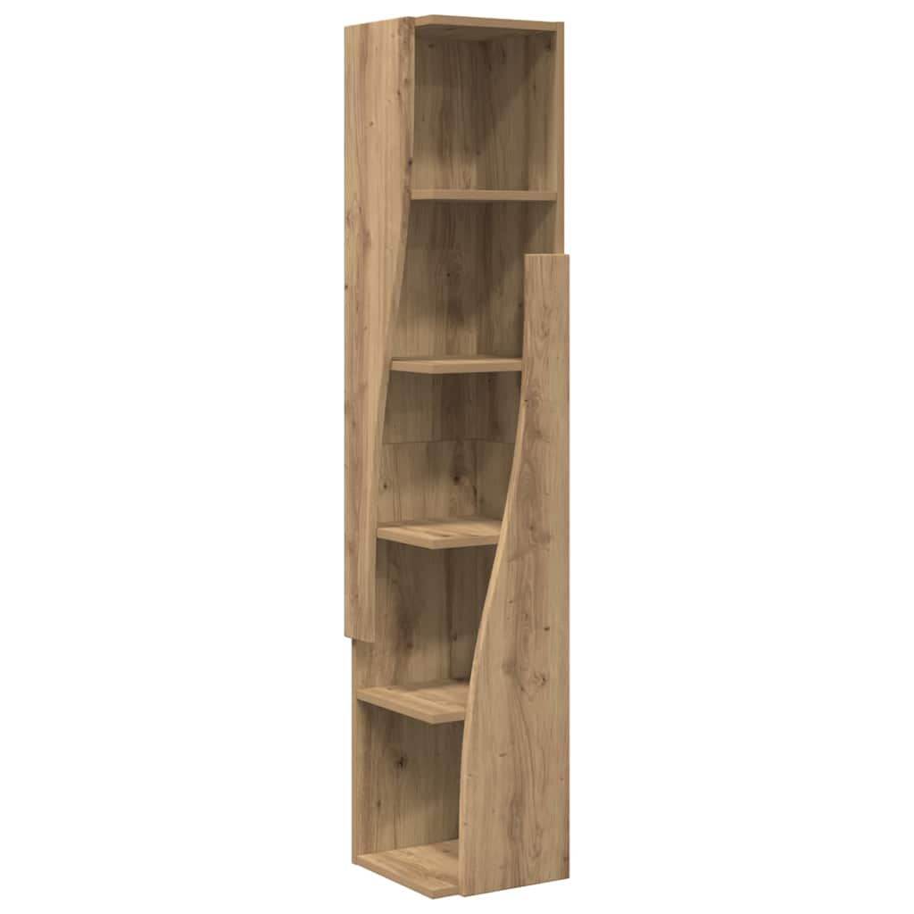Hoekkast Artisan Eiken 27,5x27x140cm Bewerkt hout