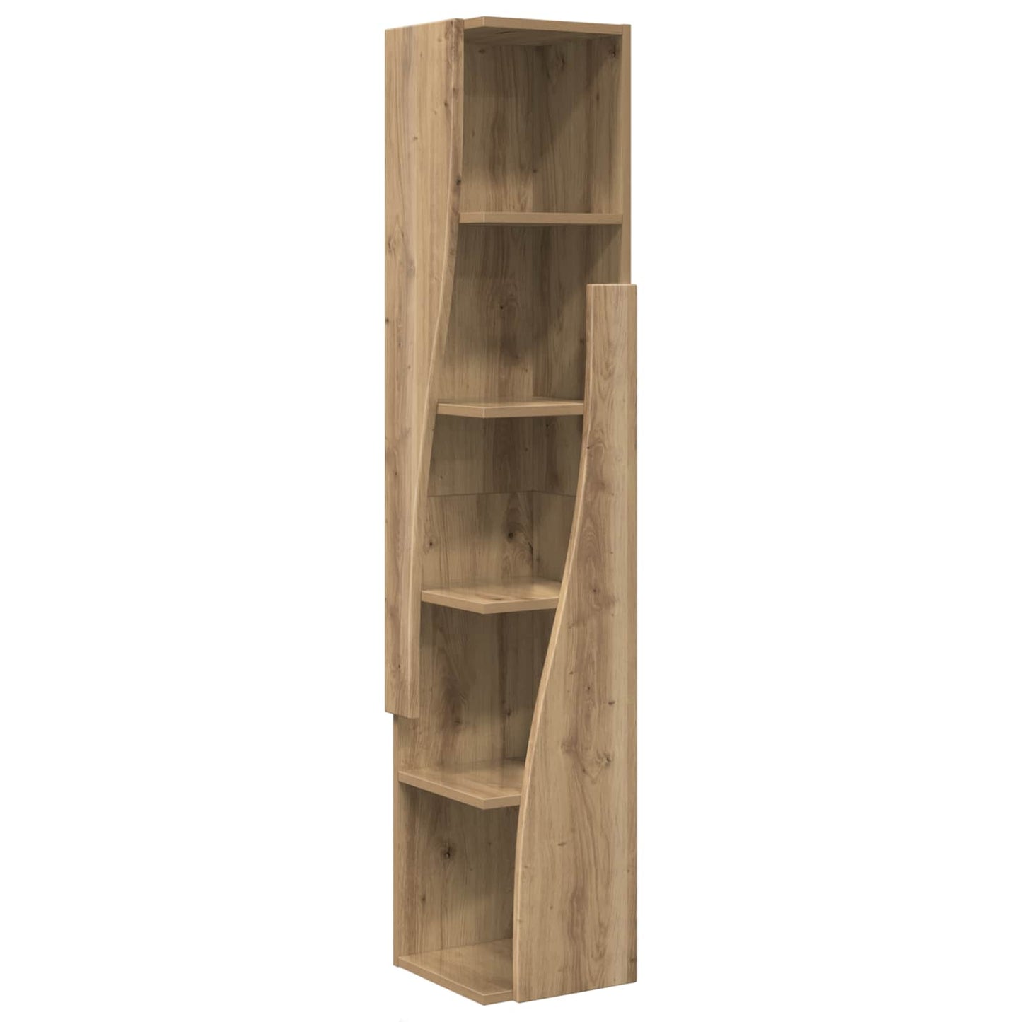 Hoekkast 27,5x27x140cm Bewerkt hout Artisan Eiken is nu te koop bij PeponiXL, paradijselijk wonen!