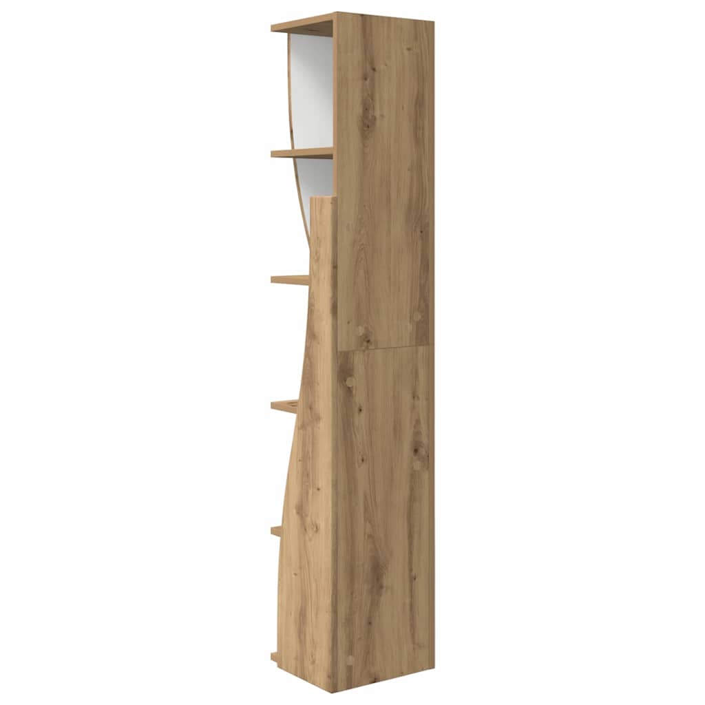 Hoekkast Artisan Eiken 27,5x27x140cm Bewerkt hout