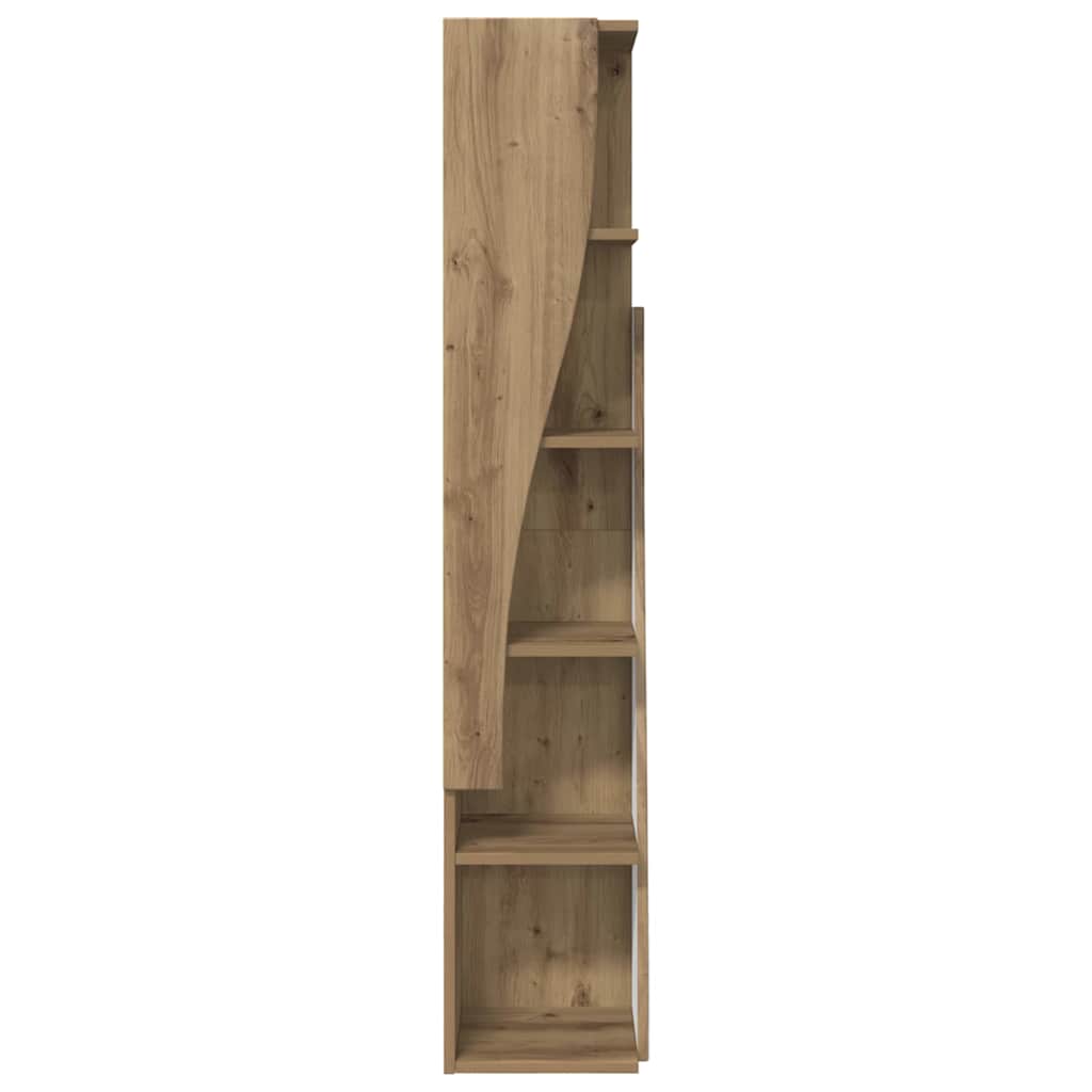 Hoekkast Artisan Eiken 27,5x27x140cm Bewerkt hout