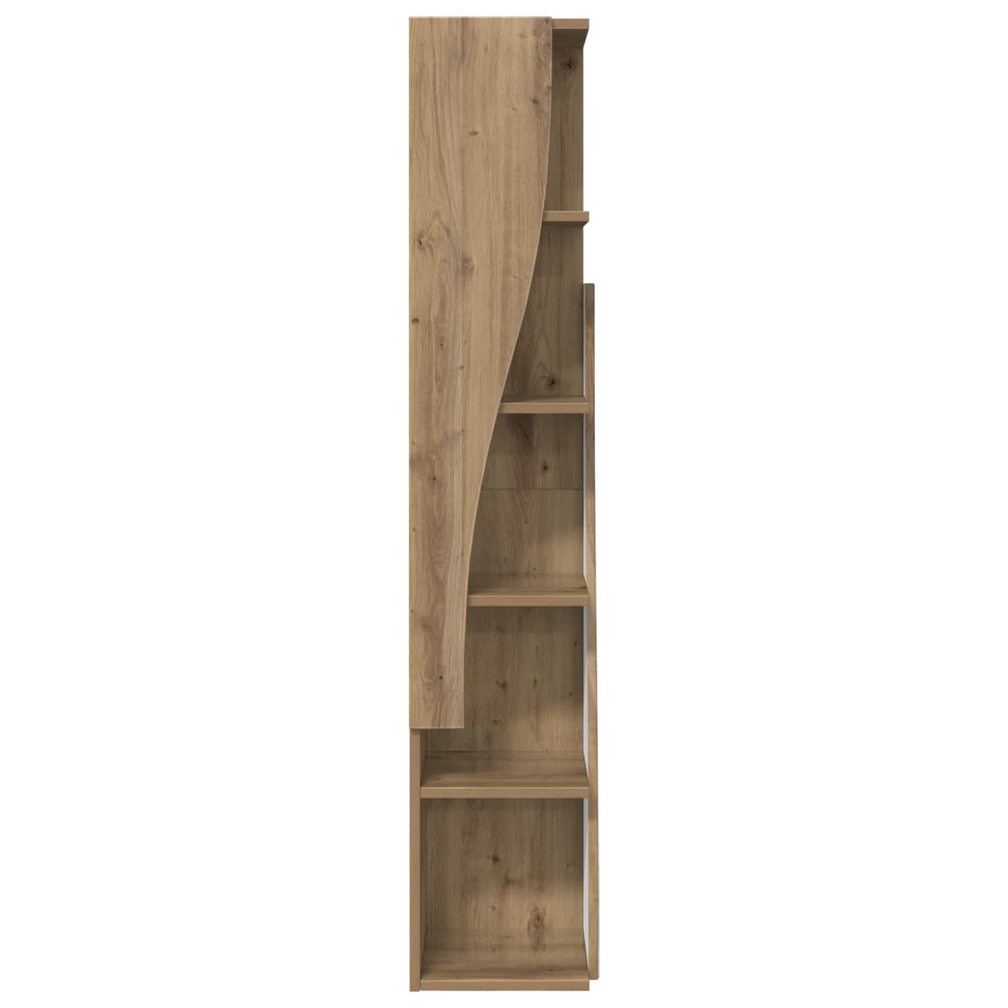 Hoekkast 27,5x27x140cm Bewerkt hout Artisan Eiken is nu te koop bij PeponiXL, paradijselijk wonen!
