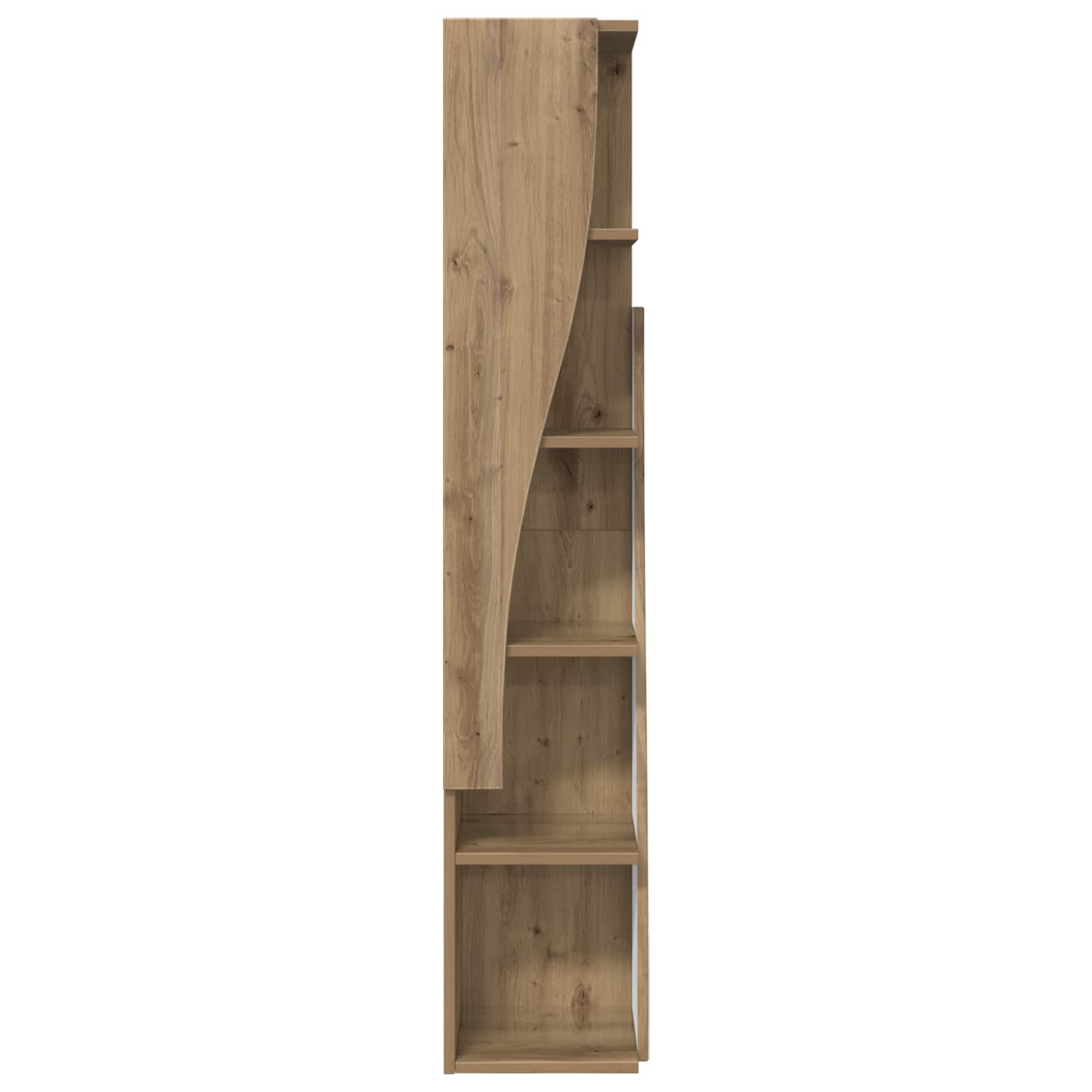 Hoekkast 27,5x27x140cm Bewerkt hout Artisan Eiken is nu te koop bij PeponiXL, paradijselijk wonen!