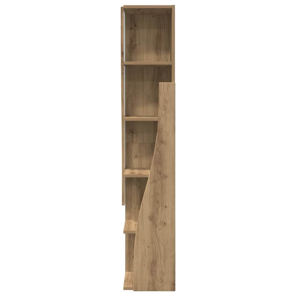 Hoekkast Artisan Eiken 27,5x27x140cm Bewerkt hout