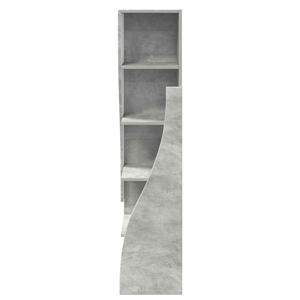 Hoekkast Beton Grijs 32x32x140cm Bewerkt hout is nu te koop bij PeponiXL, paradijselijk wonen!