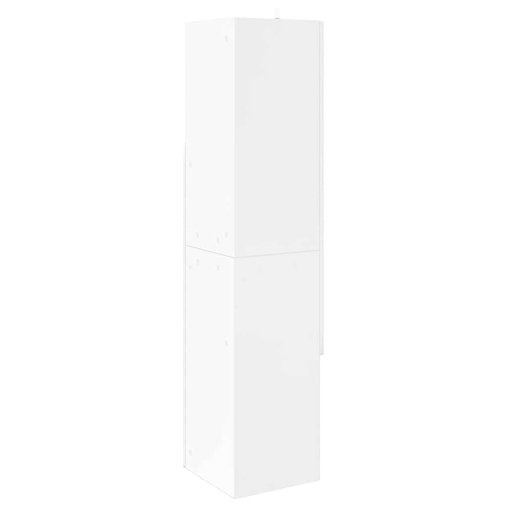 Hoekkast Hoogglans wit 32x32x140cm Bewerkt hout is nu te koop bij PeponiXL, paradijselijk wonen!