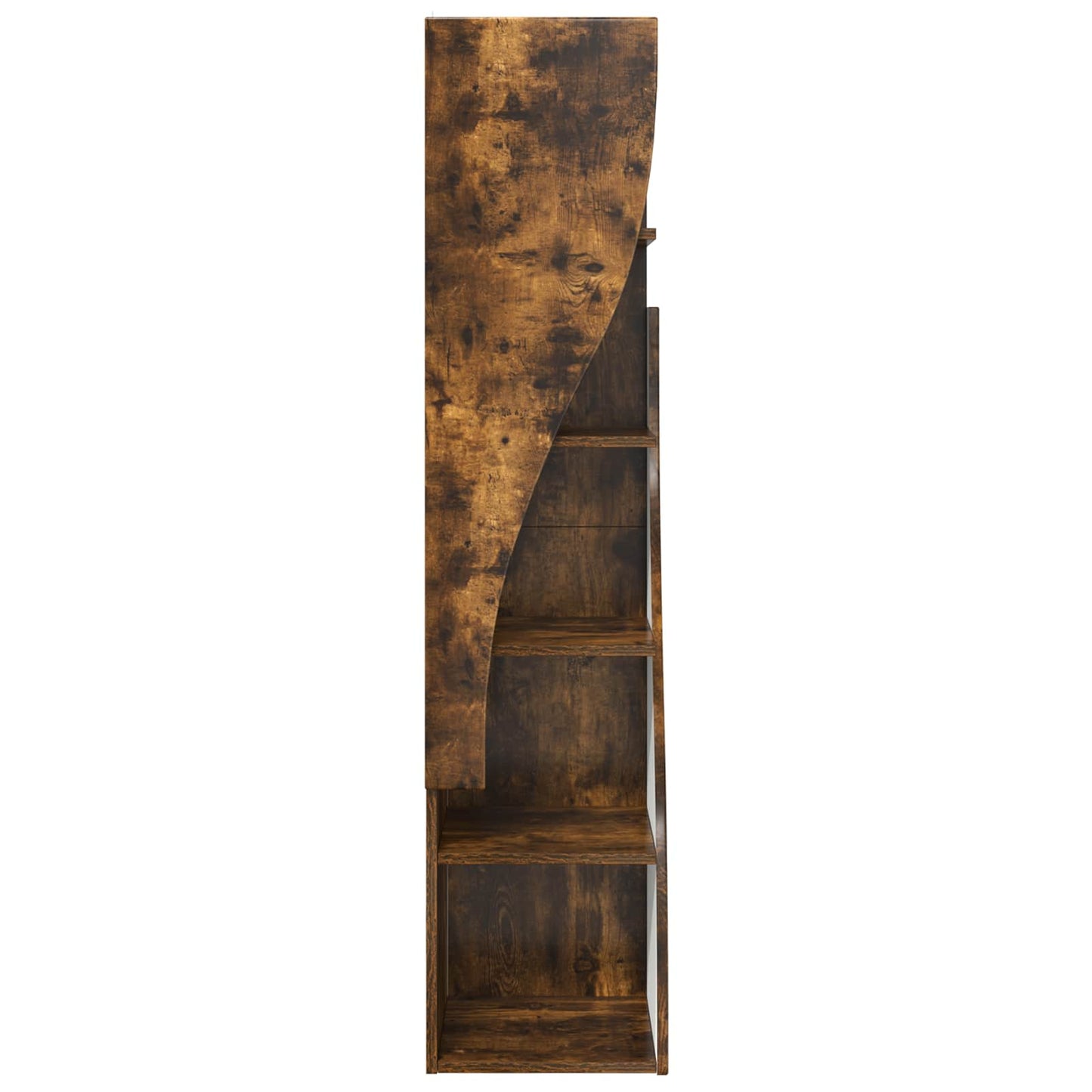 Hoekkast 32x32x140cm Bewerkt hout Gerookt eiken