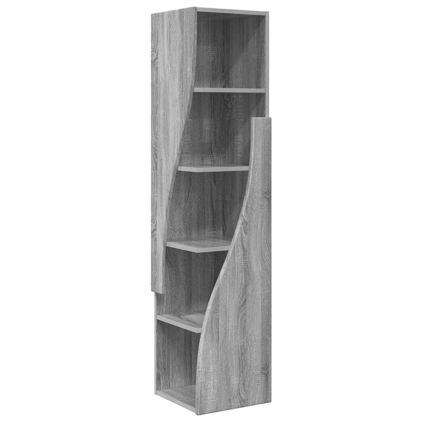 Hoekkast 32x32x140cm Bewerkt hout Grijs Sonoma