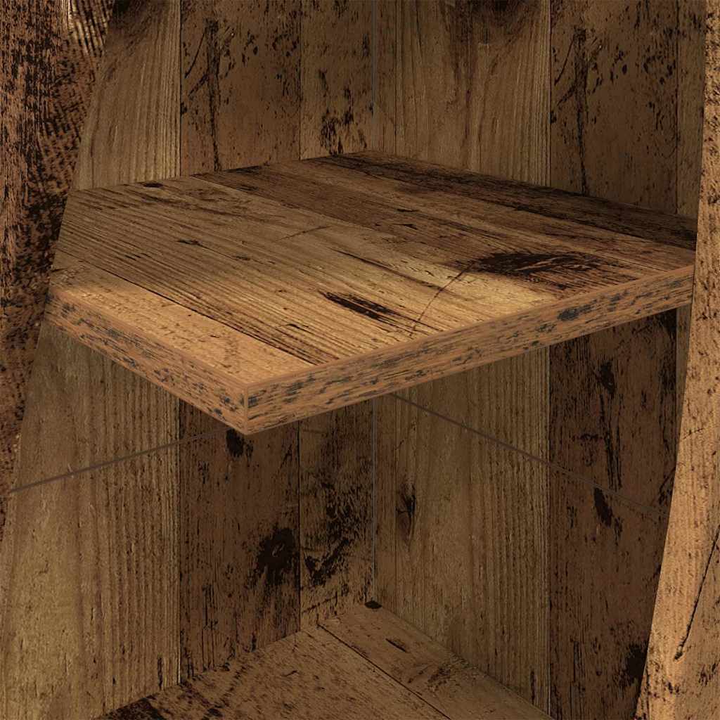 Hoekkast Wit 32x32x140cm Bewerkt hout is nu te koop bij PeponiXL, paradijselijk wonen!