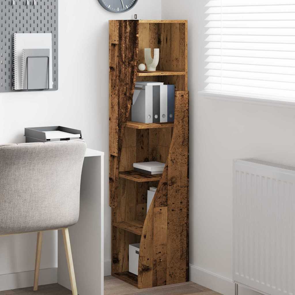 Hoekkast Wit 32x32x140cm Bewerkt hout is nu te koop bij PeponiXL, paradijselijk wonen!