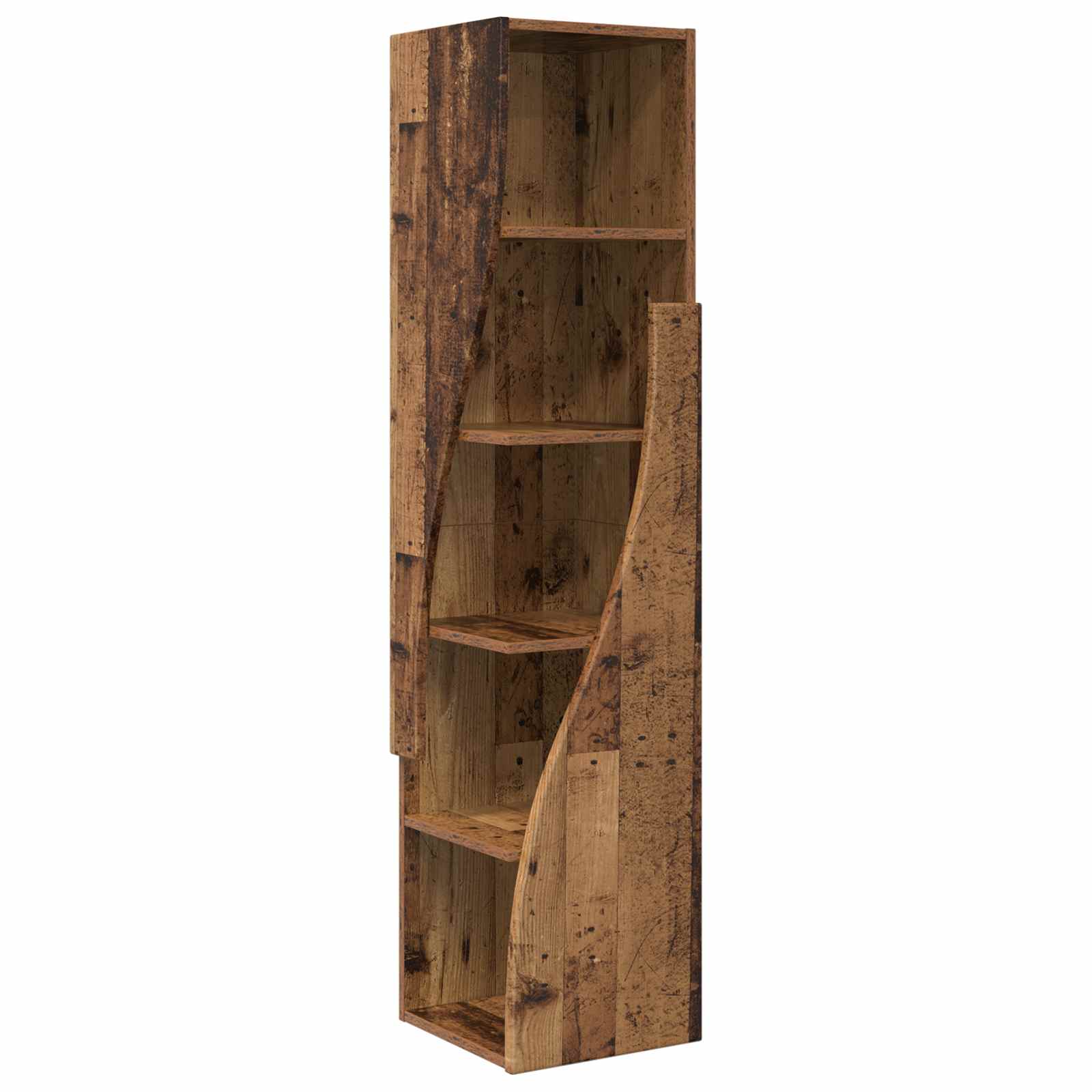 Hoekkast 32x32x140cm Bewerkt hout Oudhout is nu te koop bij PeponiXL, paradijselijk wonen!