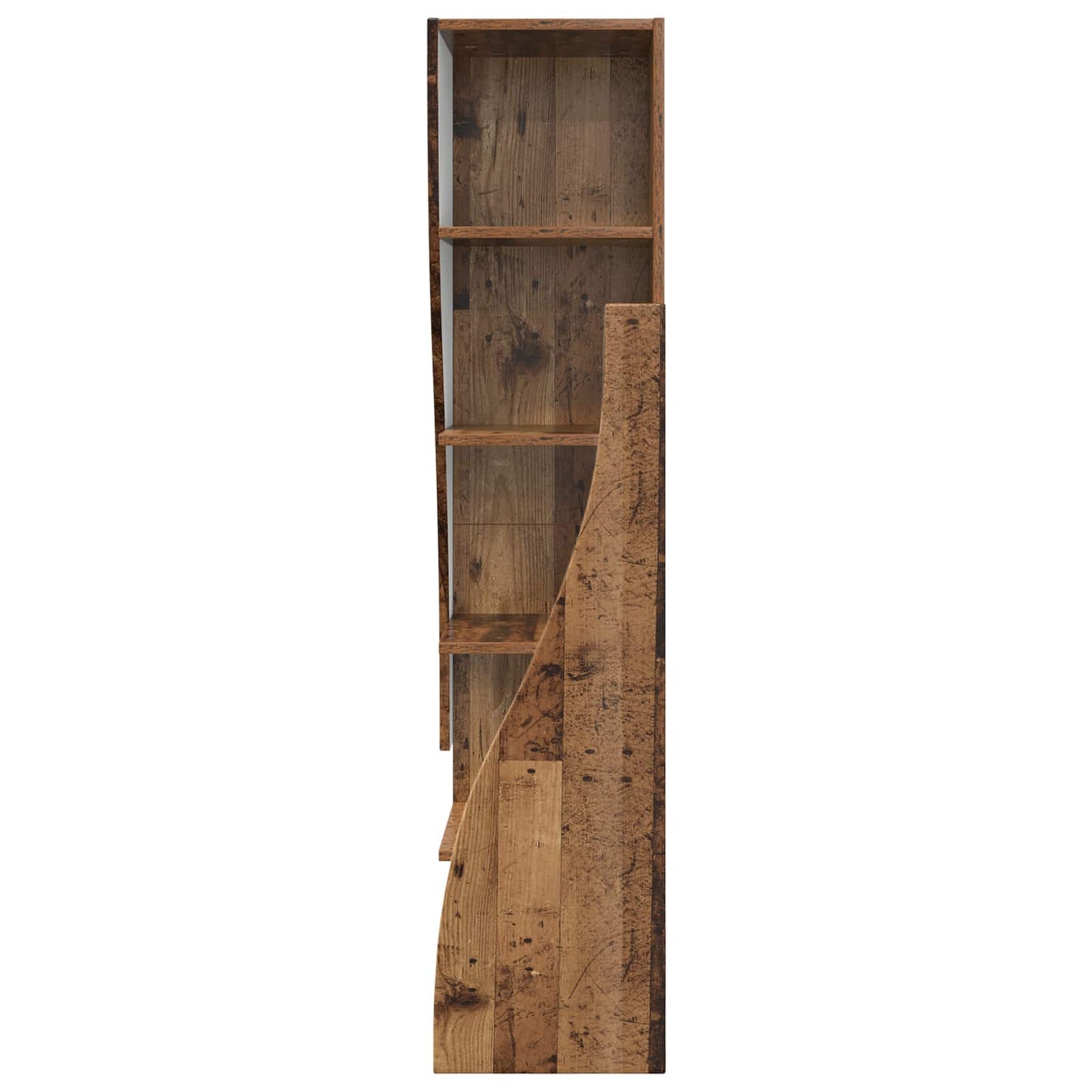 Hoekkast 32x32x140cm Bewerkt hout Oudhout is nu te koop bij PeponiXL, paradijselijk wonen!