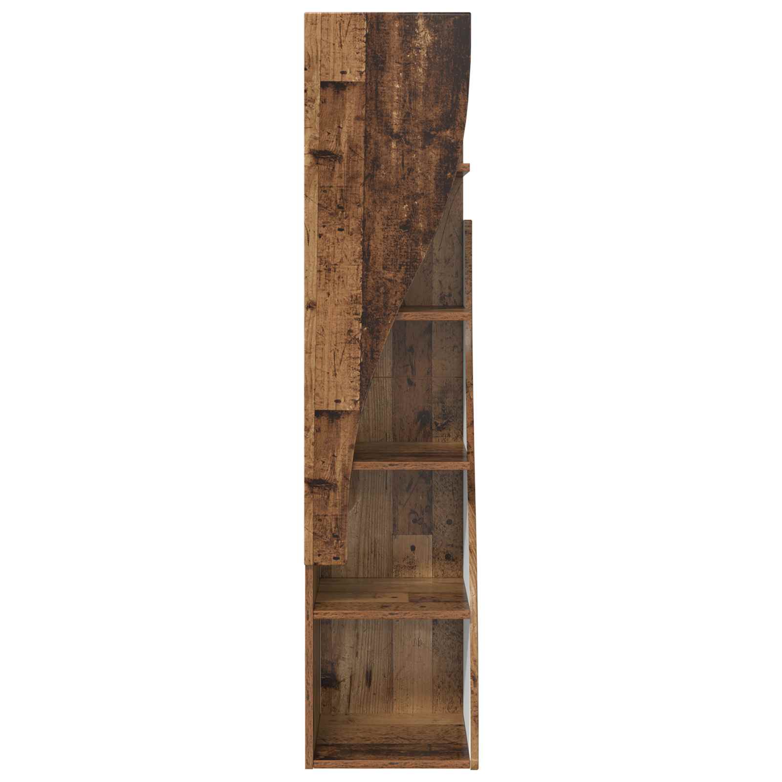 Hoekkast 32x32x140cm Bewerkt hout Oudhout is nu te koop bij PeponiXL, paradijselijk wonen!