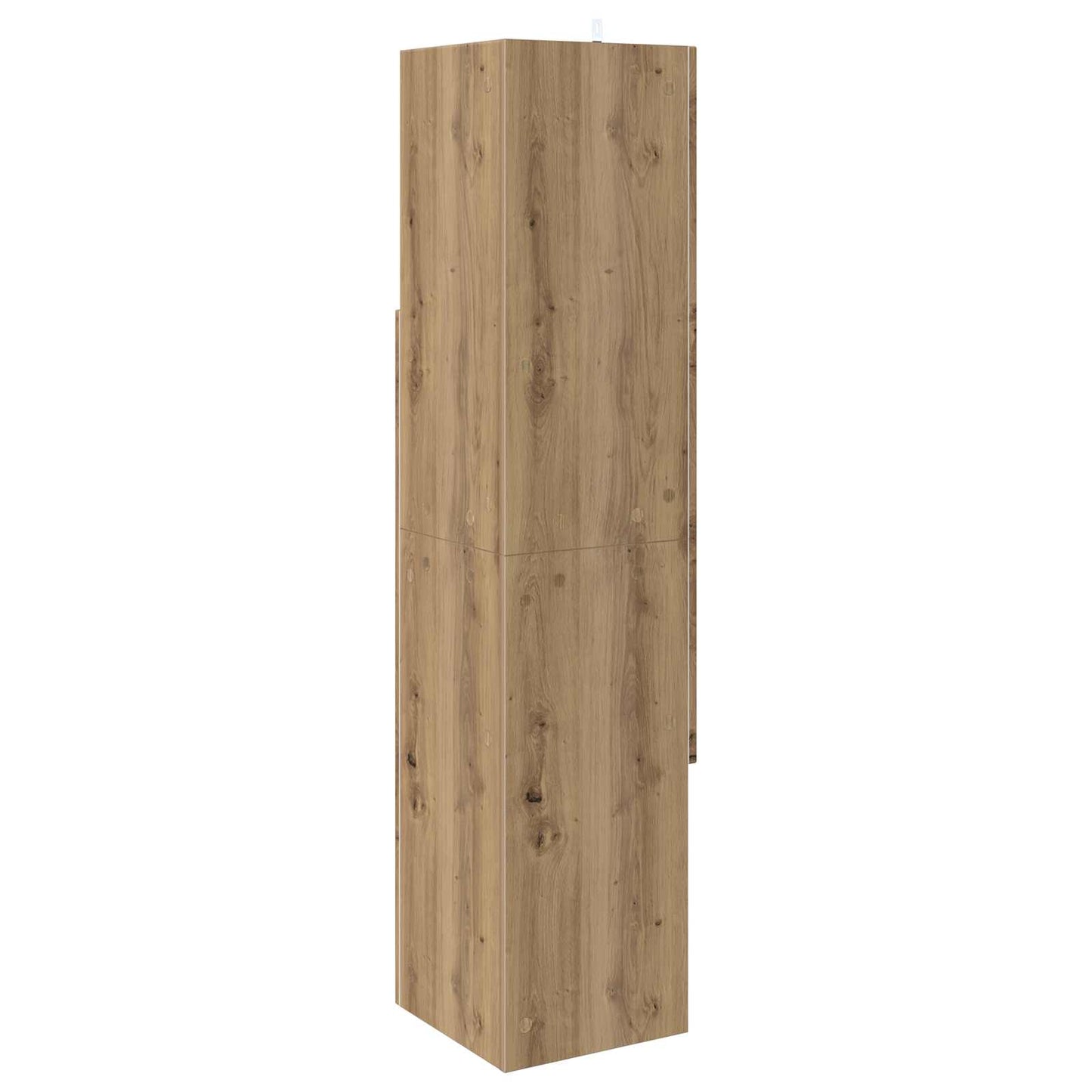 Hoekkast 32x32x140cm Bewerkt hout Artisan Eiken