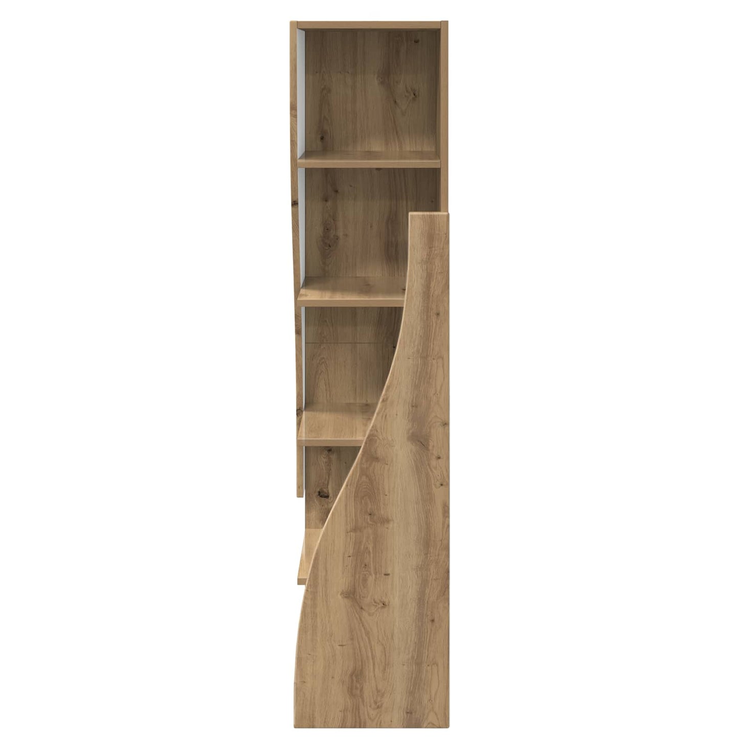 Hoekkast 32x32x140cm Bewerkt hout Artisan Eiken