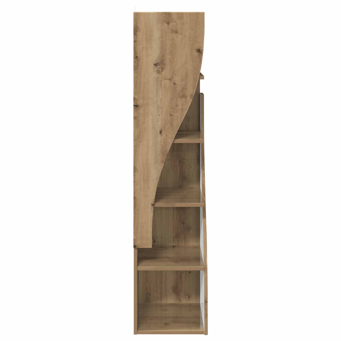 Hoekkast 32x32x140cm Bewerkt hout Artisan Eiken