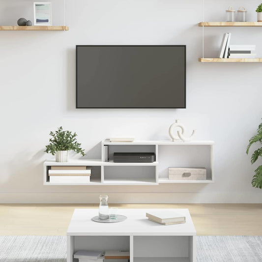 TV-stand 120x25x28,5cm Bewerkt hout is nu te koop bij PeponiXL, paradijselijk wonen!
