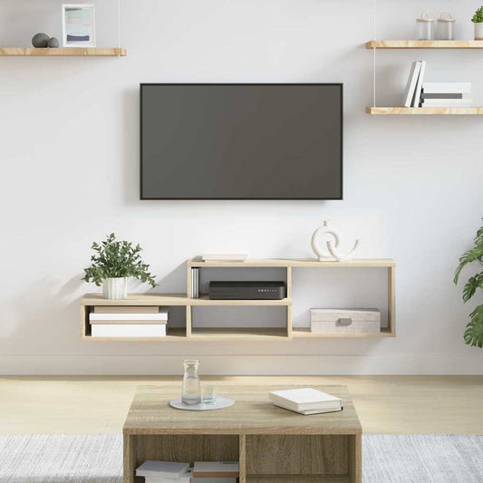 TV-stand 120x25x28,5cm Bewerkt hout is nu te koop bij PeponiXL, paradijselijk wonen!