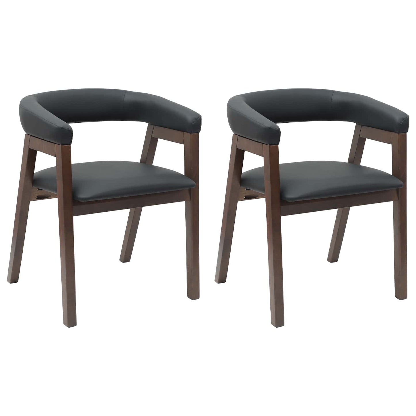 Eettafelstoelen 2 pcs Licht Bruin 54 x 57 x 73 cm is nu te koop bij PeponiXL, paradijselijk wonen!