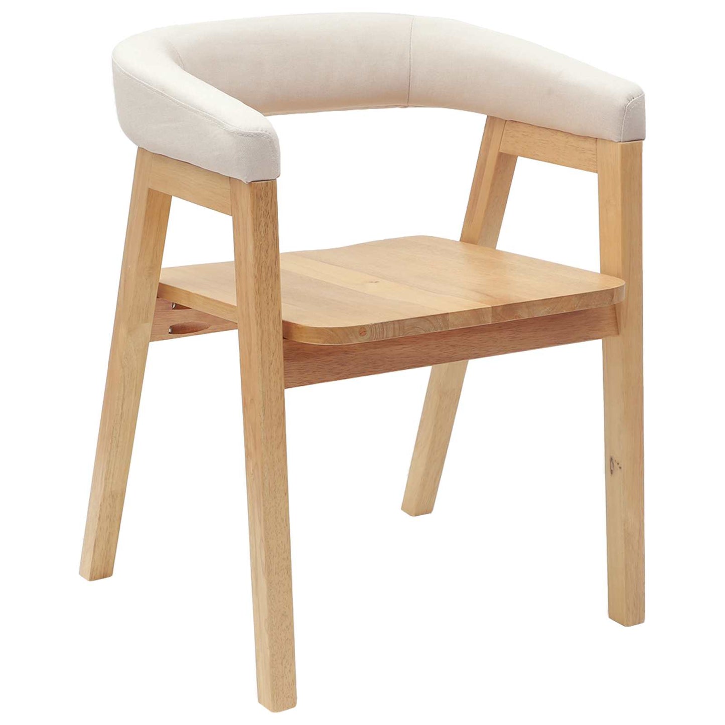 Eettafelstoelen 2 pcs Naturel 54 x 57 x 73 cm is nu te koop bij PeponiXL, paradijselijk wonen!